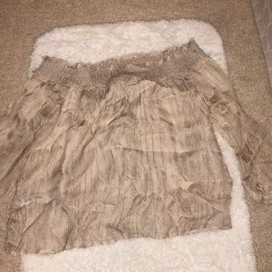 American eagle off shoulder blouse